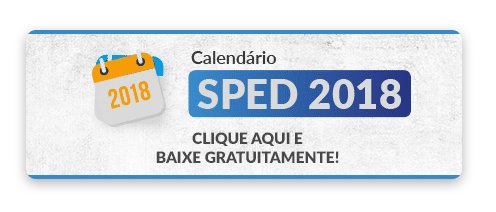 Calendário SPED 2018